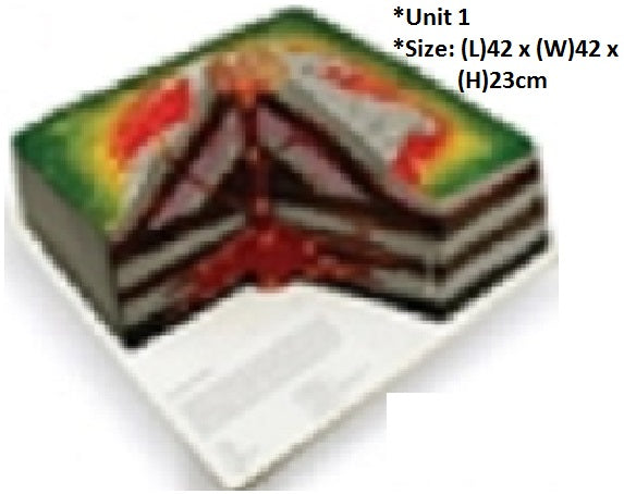 Model Of Volcano Large - KT0057 MZ
