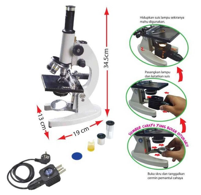 Microscope (1250x Magnification) - KTSC0163 MZ