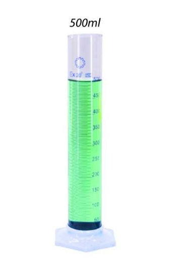 Glass Measuring Cylinder 500ml - SL0193 MZ
