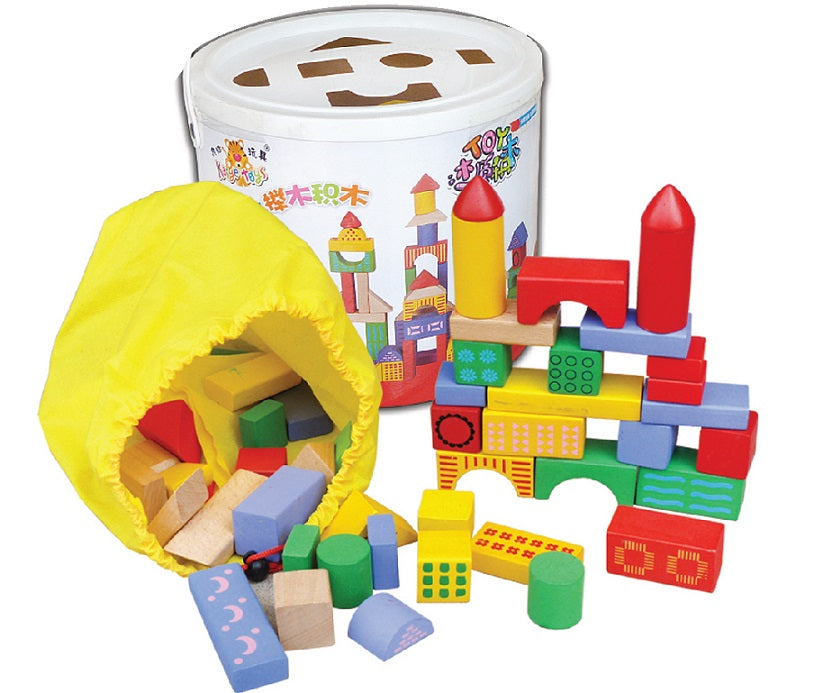 Wooden Block Set (50 Pieces) - ITAT058 DQ