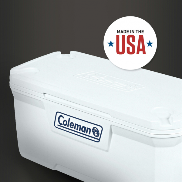 Cooler Box - Coleman Classic Series 120QT Marine (White)