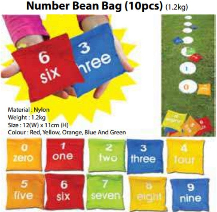 Pundi Kacang / Bean Bag - (Numbered) ITSP177 10pcs DQ