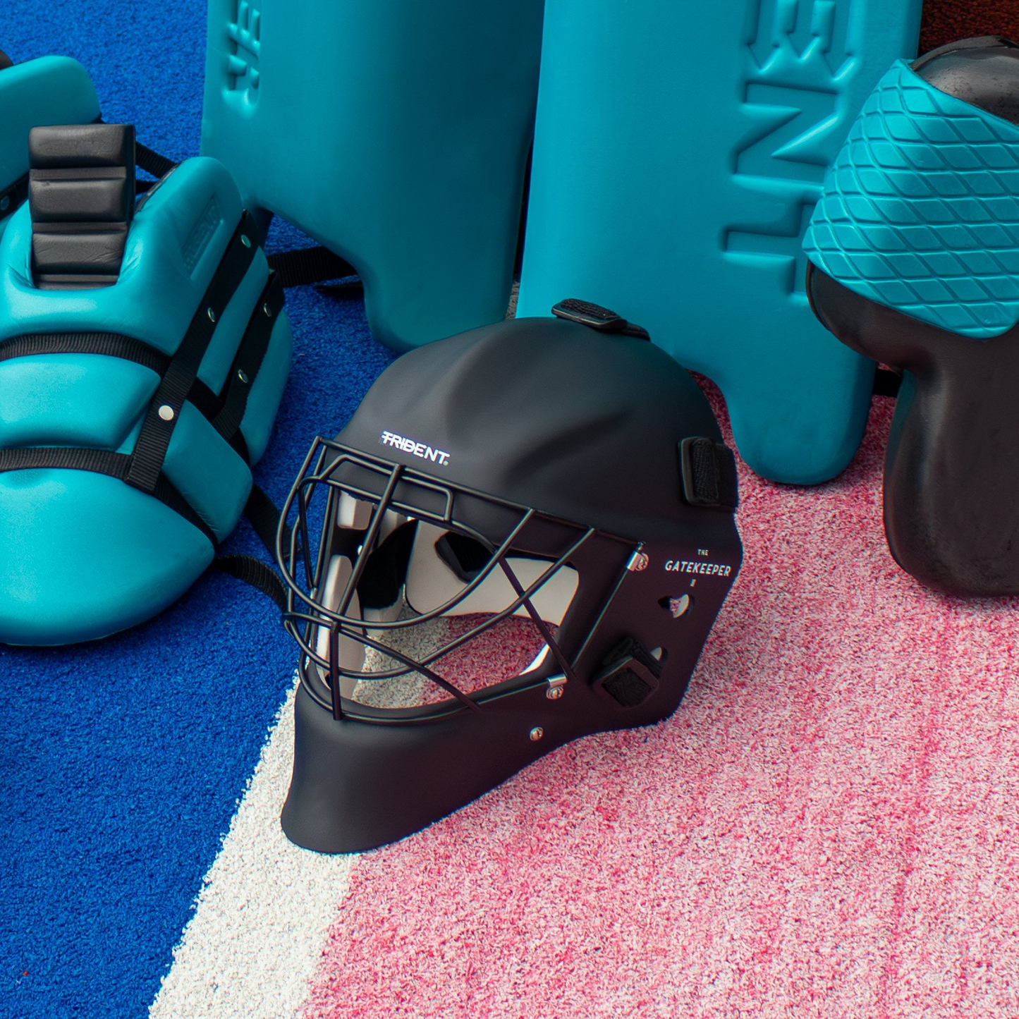 Hockey Goalie Helmet - Trident Gatekeeper 2.0 KQ