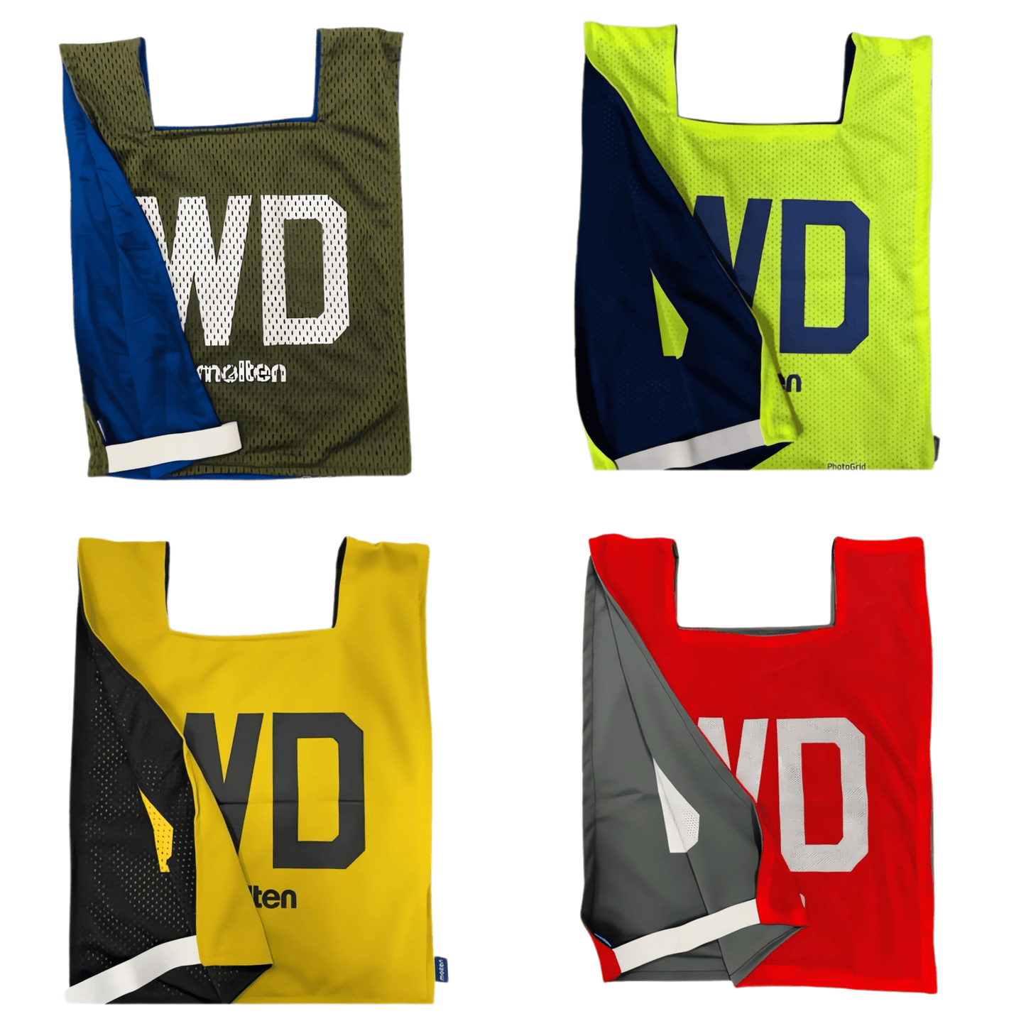 Netball Bib Set - Molten BT6086 Reversible (Free Size)