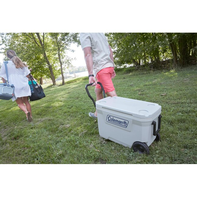 Cooler Box - Coleman Classic Series 62QT (59L) Marine + Wheels