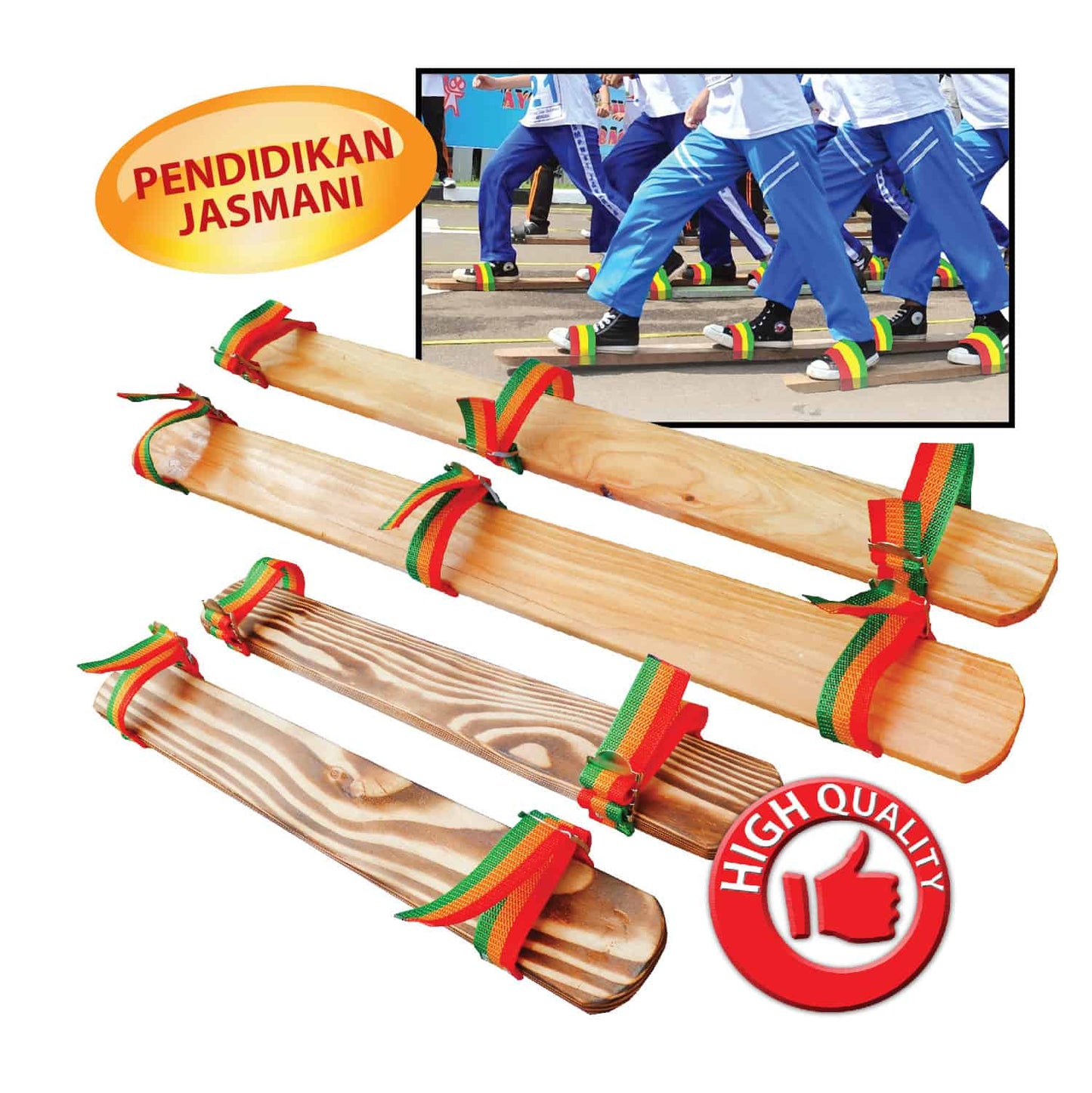 Walking Stilts / Terompah Gergasi (1pair) - (3 Player) ITSP178 DQ