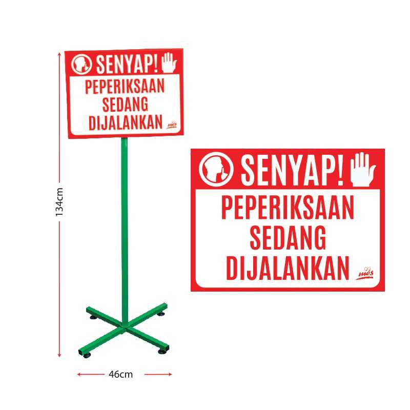Papan Tanda 'Senyap!' - PSSB0409 MZ