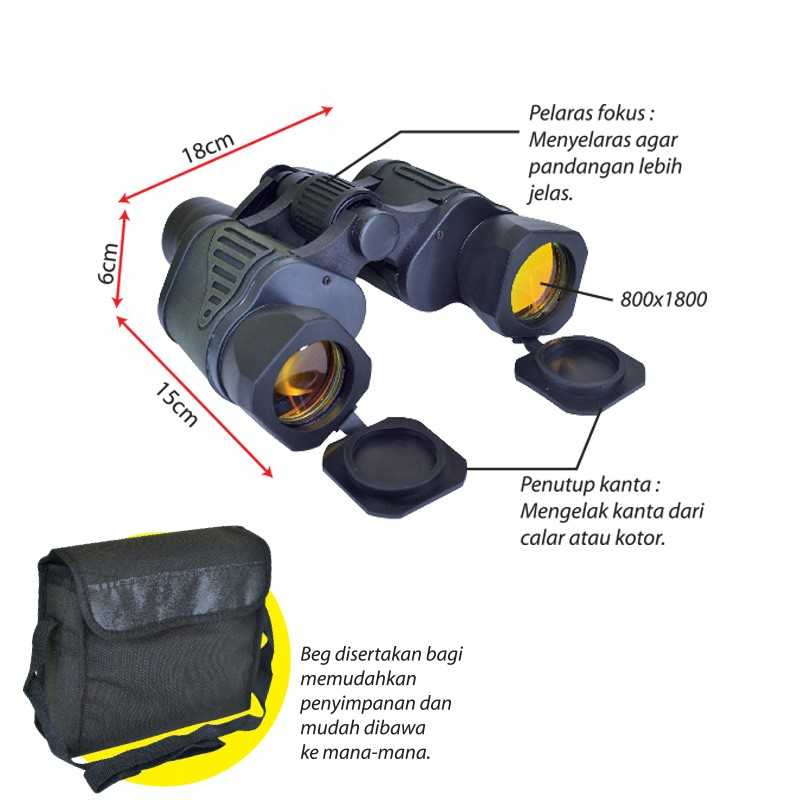 Binoculars with Bag - KTSC0124 MZ