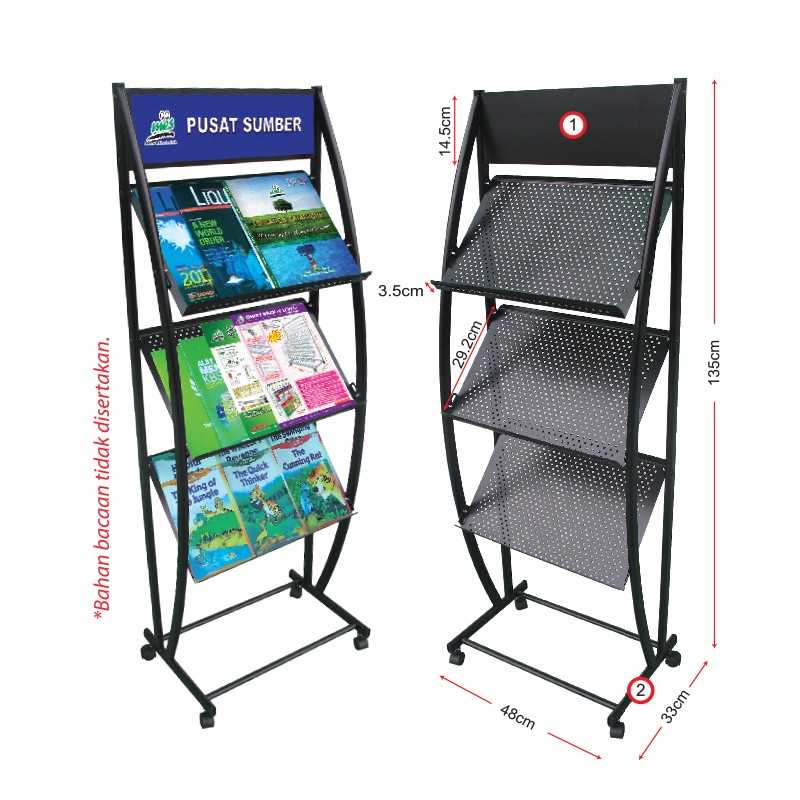 MES Technology Book Rack - PSPS0164 MZ