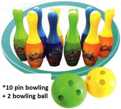 10 Pin Bowling + 2 Ball Set - PJK021 Plastic PZ