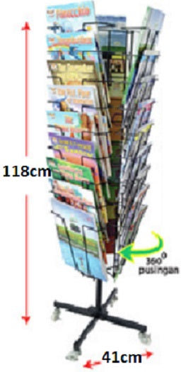 Pocket Revolver Book Display Rack - PSPS0122 MZ