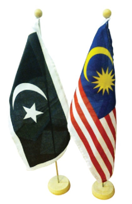Table Flag Single Malaysia+Negeri 2pcs - AP060 PZ