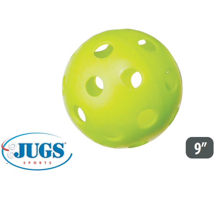 Baseball Wiffle Ball 9" - JUGS B6011 Poly CQ