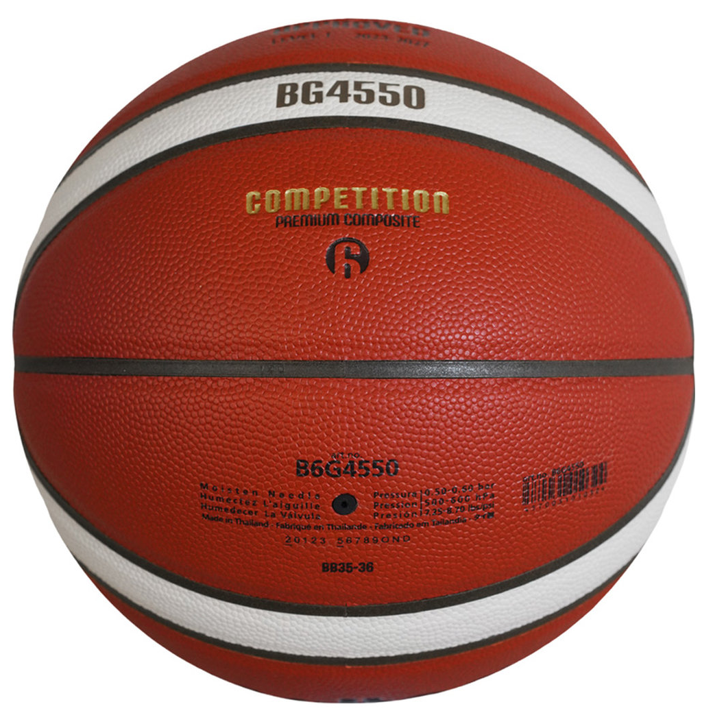 Basketball Size 6 - Molten B6G4550 Premium Composite Leather (MABA) (FIBA)
