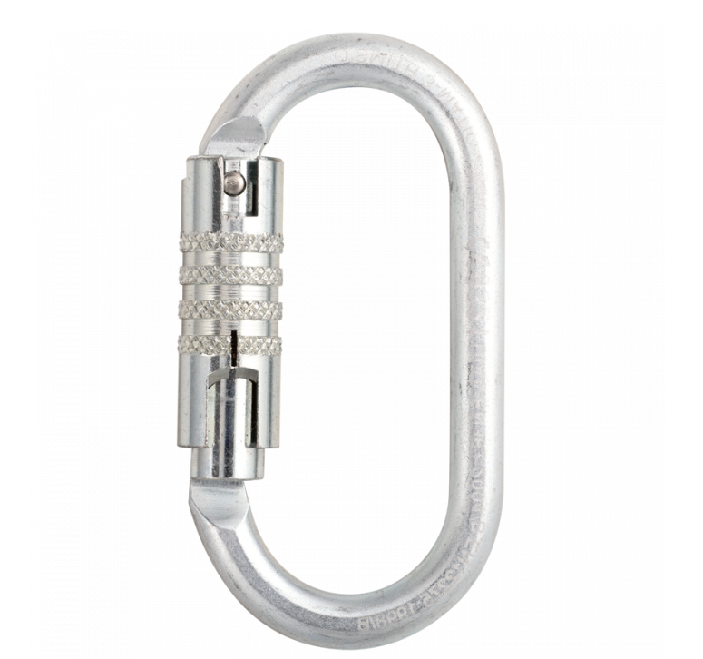 Carabiner - Beal O'smith 3-MATIC Oval Steel Triple Action BMCLOS3