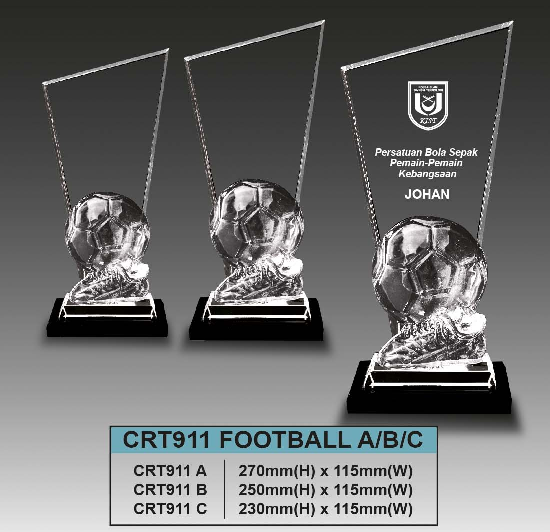 Crystal Trophy Football - CRT911