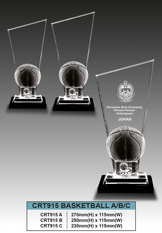 Crystal Trophy Basketball - CRT915