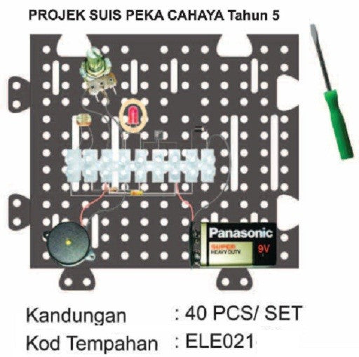 ELE080 Litar mentol Siri dan Selari (20set) - Tahun 5 PZ