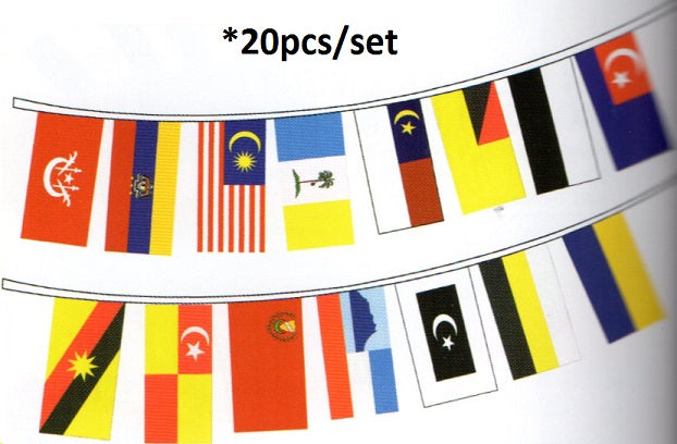 Flagline Negeri-Negeri 20pcs - FLINENEGERI PZ