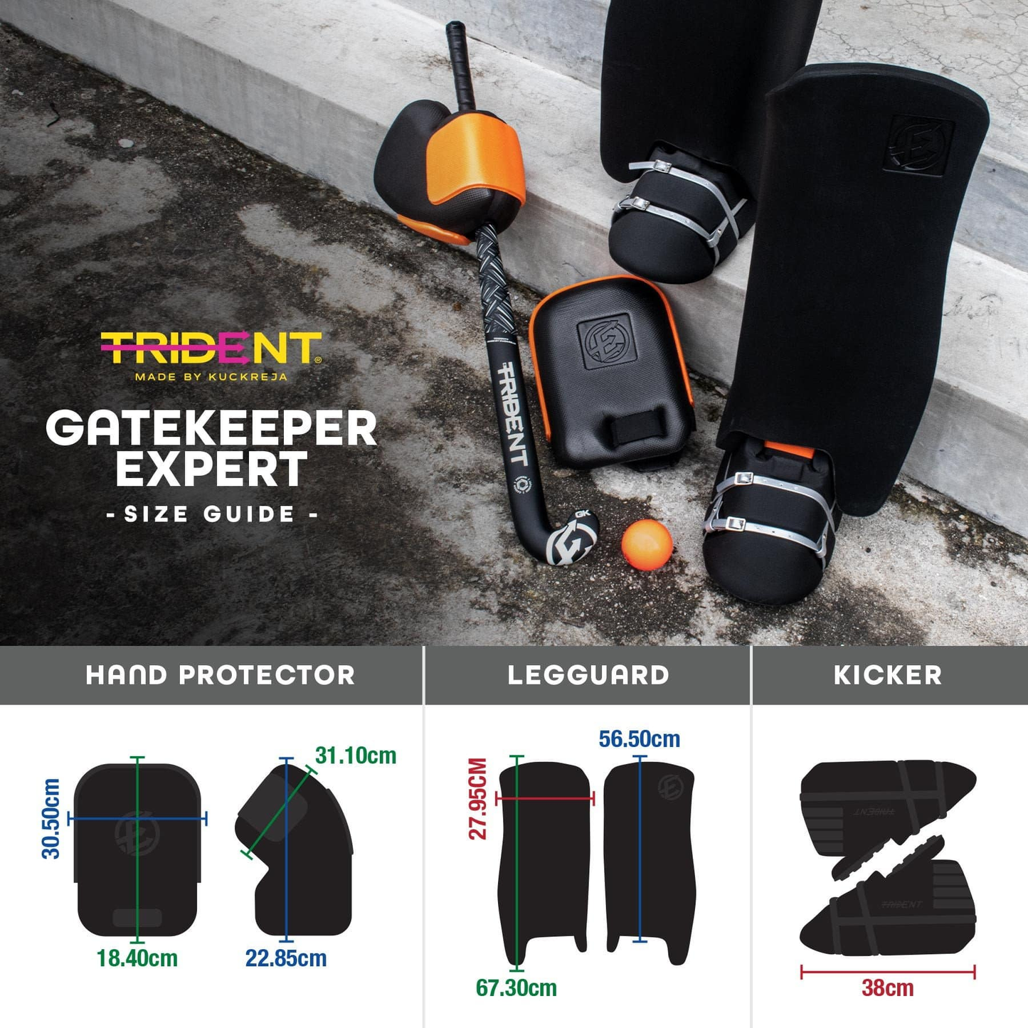 Goalie Hand Protector - Trident Gatekeeper Expert KQ