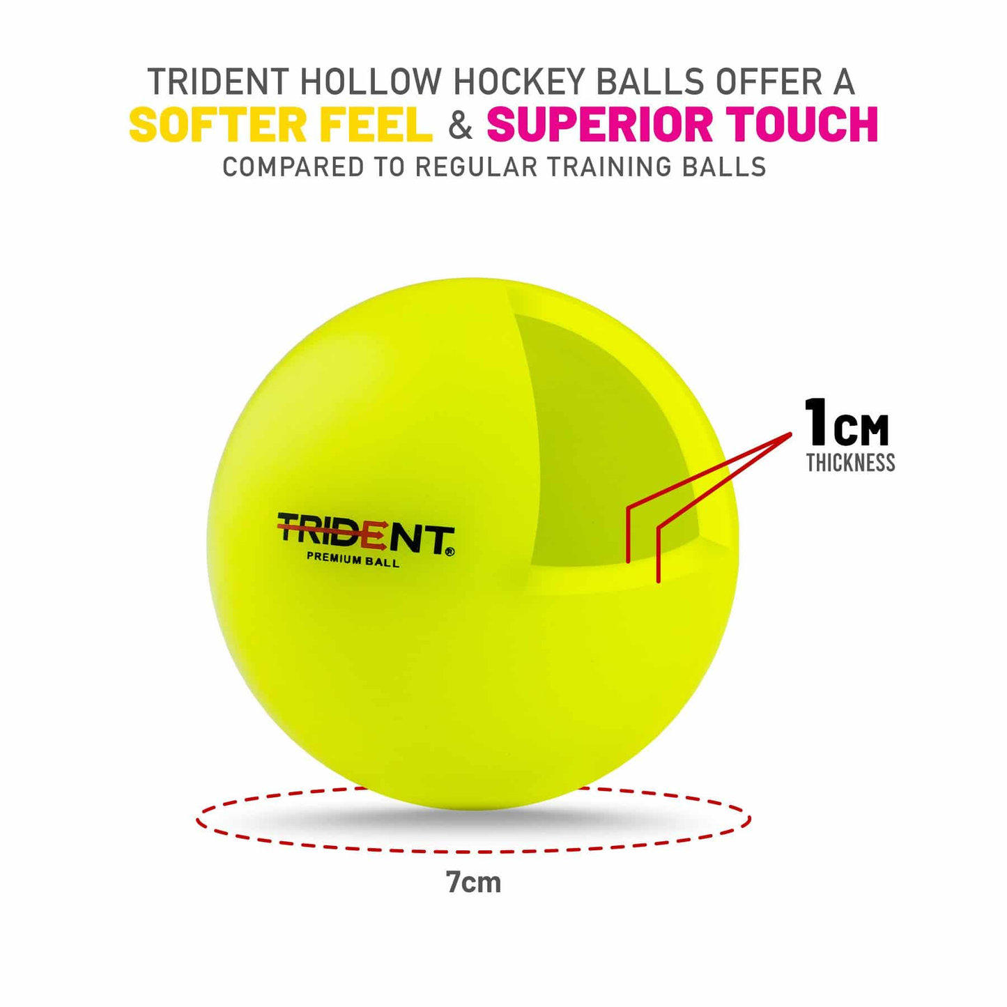 Hockey Ball (Indoor) - Trident Premium (1pc) KQ