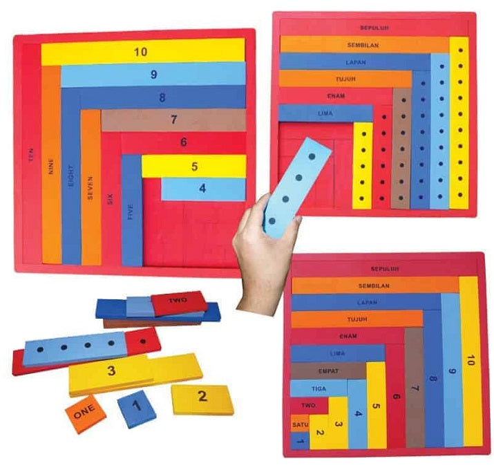 Numbered Foam Pieces - ITMT021 DQ