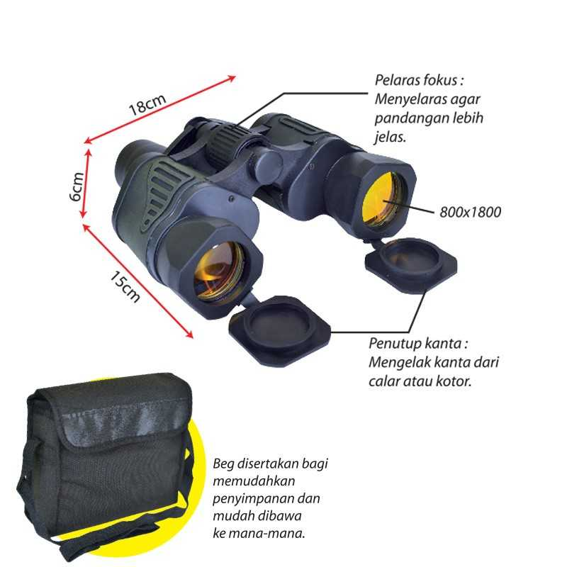 Binoculars with Bag - KTSC0124 MZ