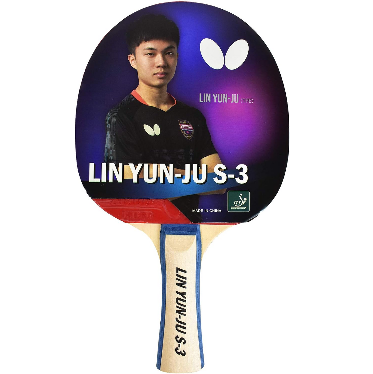 Table Tennis Bat - Butterfly Lin Yun Ju (S1/S2/S3) CQ
