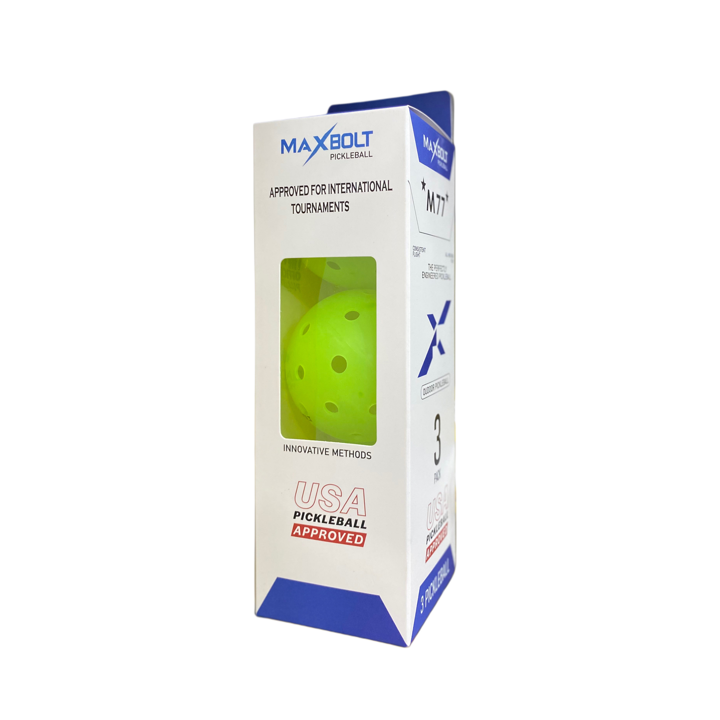 Pickleball Ball (USAPA) - Maxbolt M77 (Set of 3) PQ