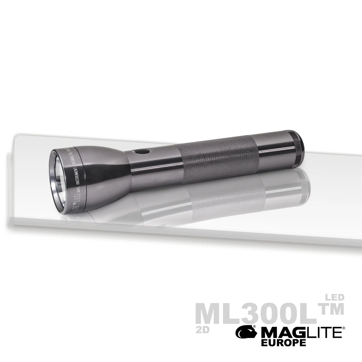 Flashlight LED - Maglite ML300L (2-Cell D) Grey UQ