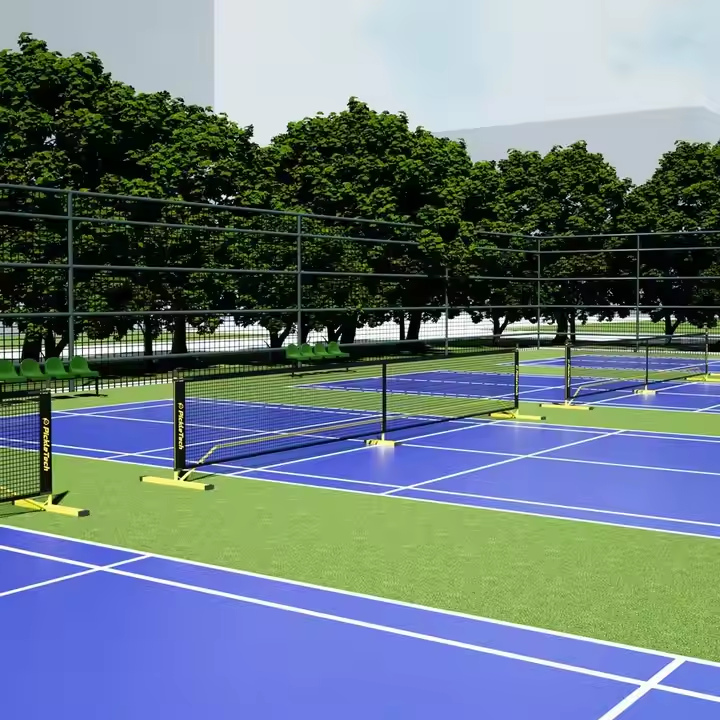 Pickleball Frame With Net - Portable + Carry Bag (22ft/670cm)