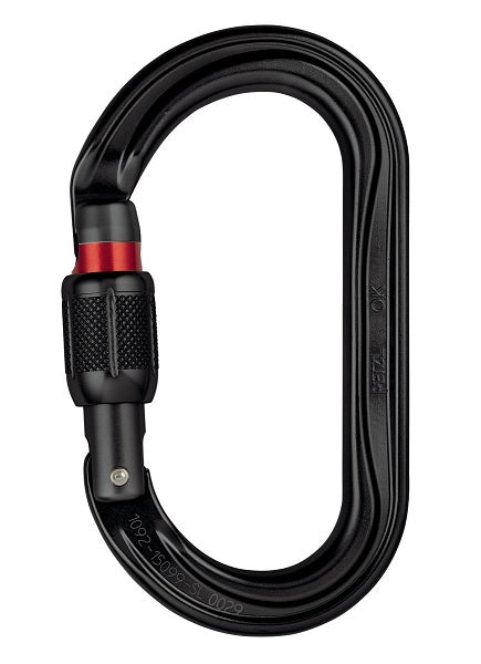 Carabiner Oval - Petzl OK PM33 BL Ball Lock