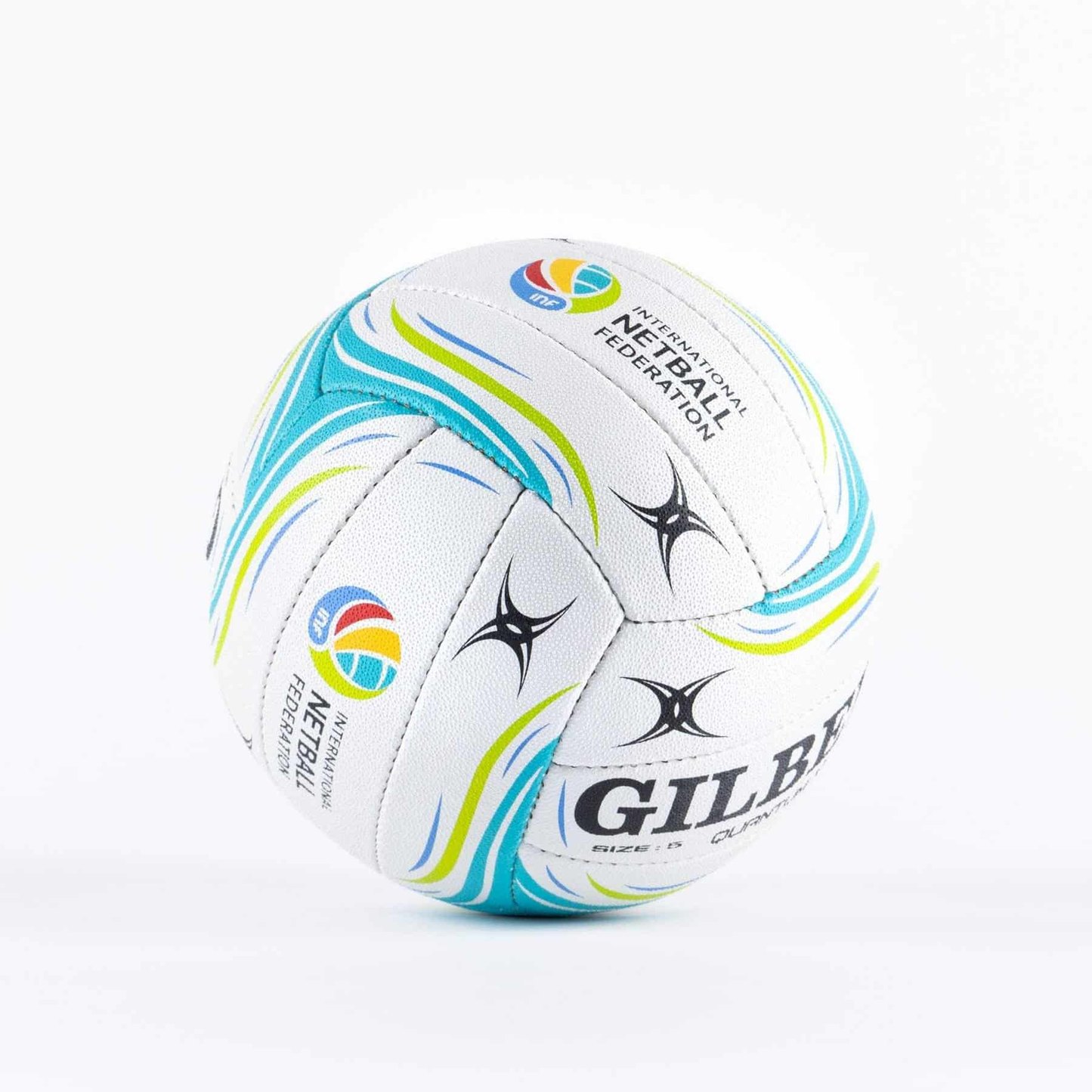 Netball Ball Size 5 - Gilbert Quantum International Match KQ