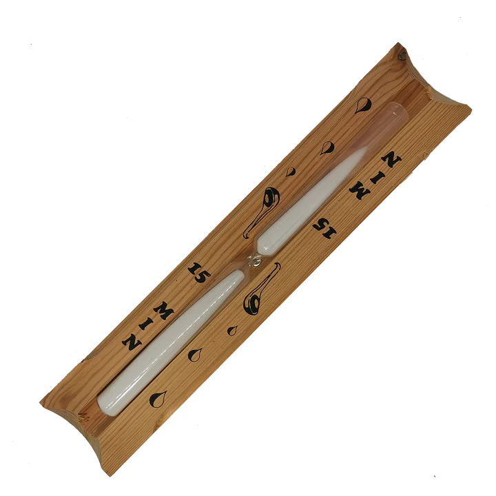Hourglass Sauna Sand Timer - Helo Saunas ZP