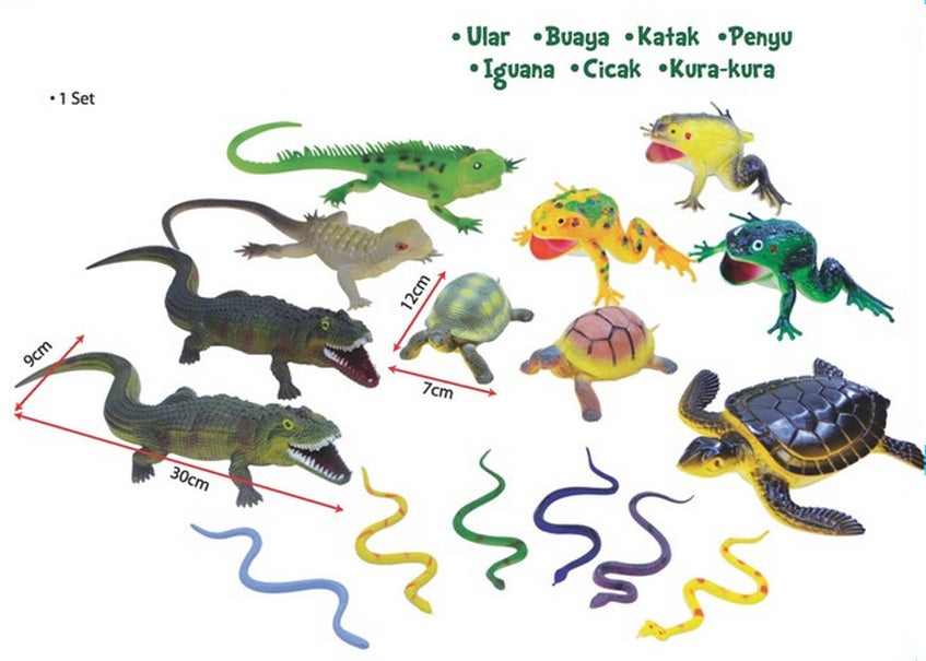Reptiles & Amphibians Set - SC0116 MZ