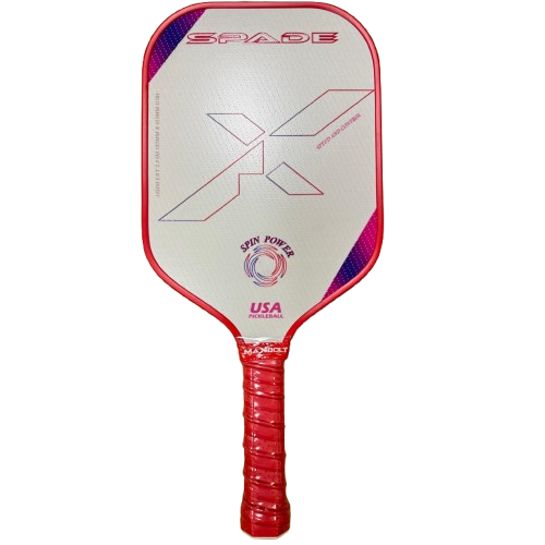 Pickleball Paddle Fiberglass - Maxbolt Spade (Free 2pcs Ball + Grip + Nylon Cover) PQ
