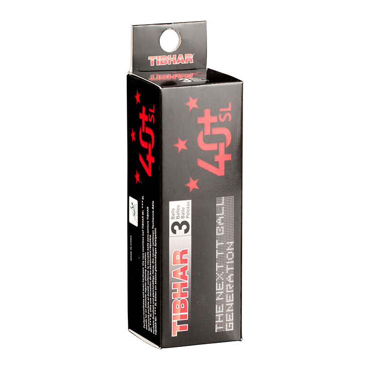 Table Tennis Ball - Tibhar 40+ SL 3-Star (3pcs) WQ
