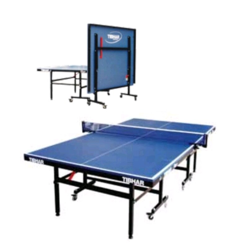 TT Table - Tibhar Top 25mm (ITTF Approved) + Post + Net WQ