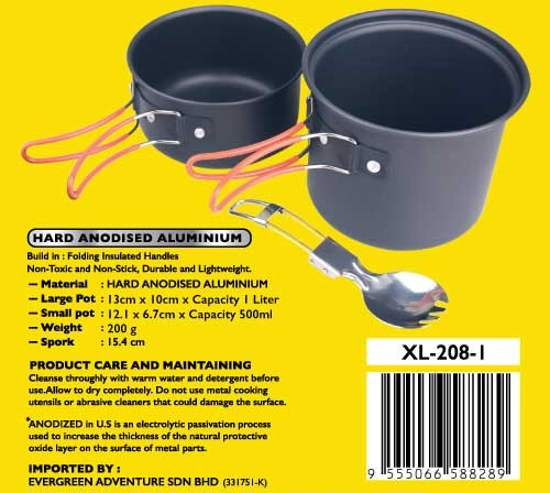 Cook Set - FREELIFE XL-208-1 (1 Person) FZ