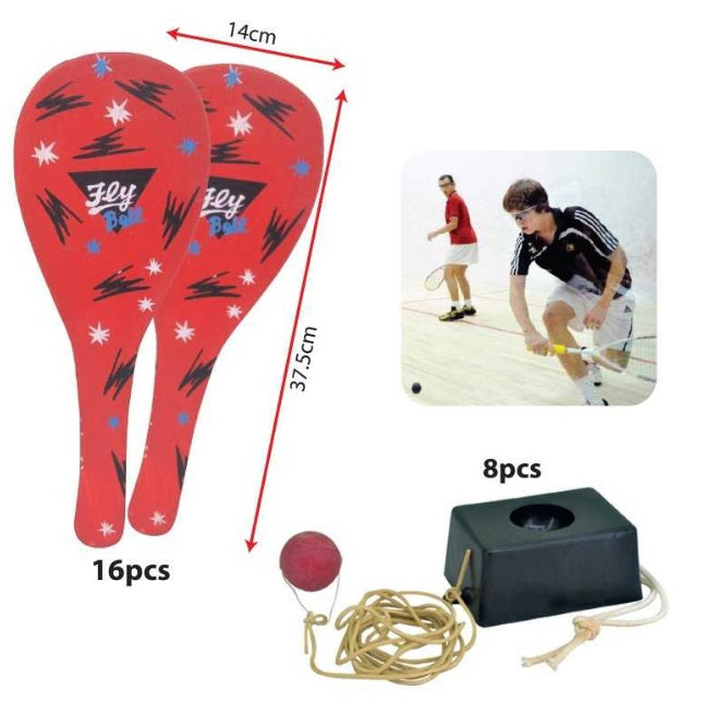 Fly Ball / Paddle Ball - MZ PJ0024 (8 Paddles)
