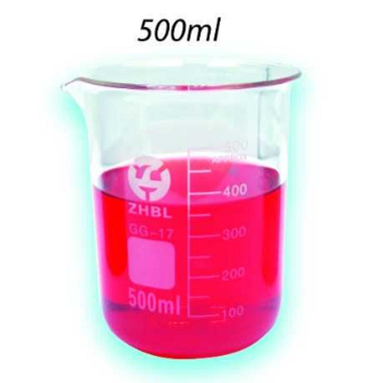 Glass Beaker 500ml - SL0182 MZ
