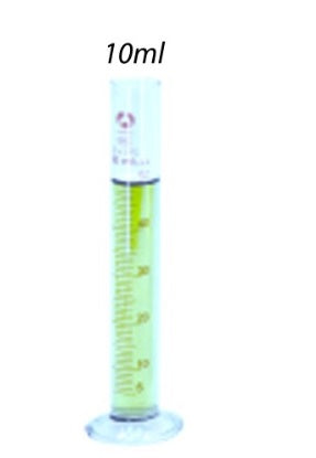 Glass Measuring Cylinder 10ml - SL0189 MZ