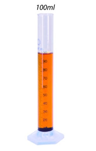 Glass Measuring Cylinder 100ml - SL0191 MZ