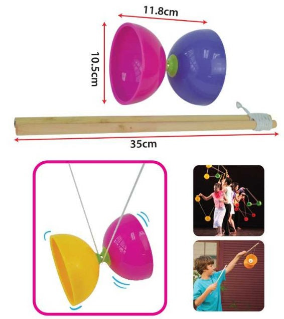 Colourful Diabolo 10 units - PJ0195 MZ