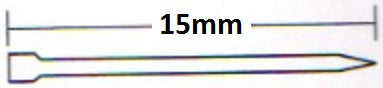 Smooth Nails 15mm - KH023 PZ