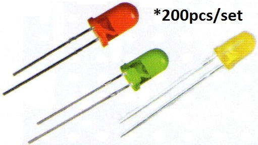 LED Red/ Green/ Yellow 200pcs - KH052 PZ