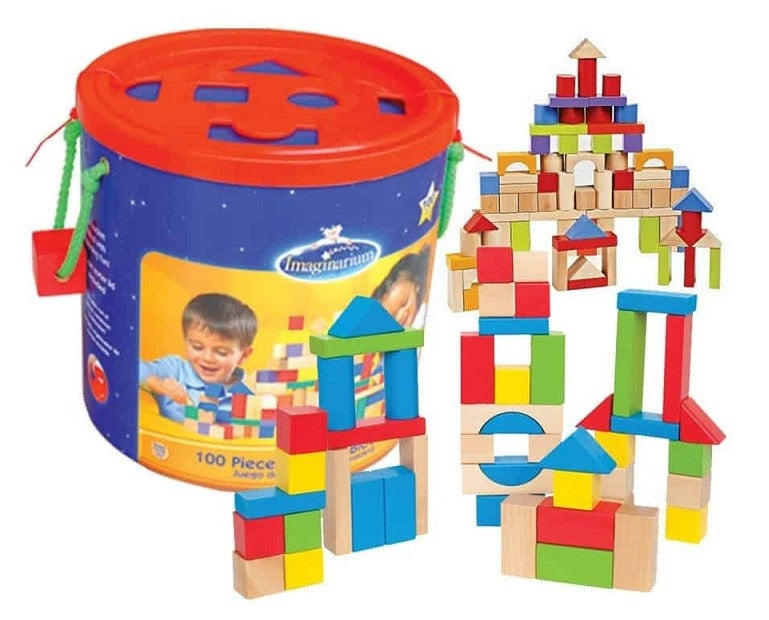 Wooden Block Set - ITAT057 (100pcs) DQ