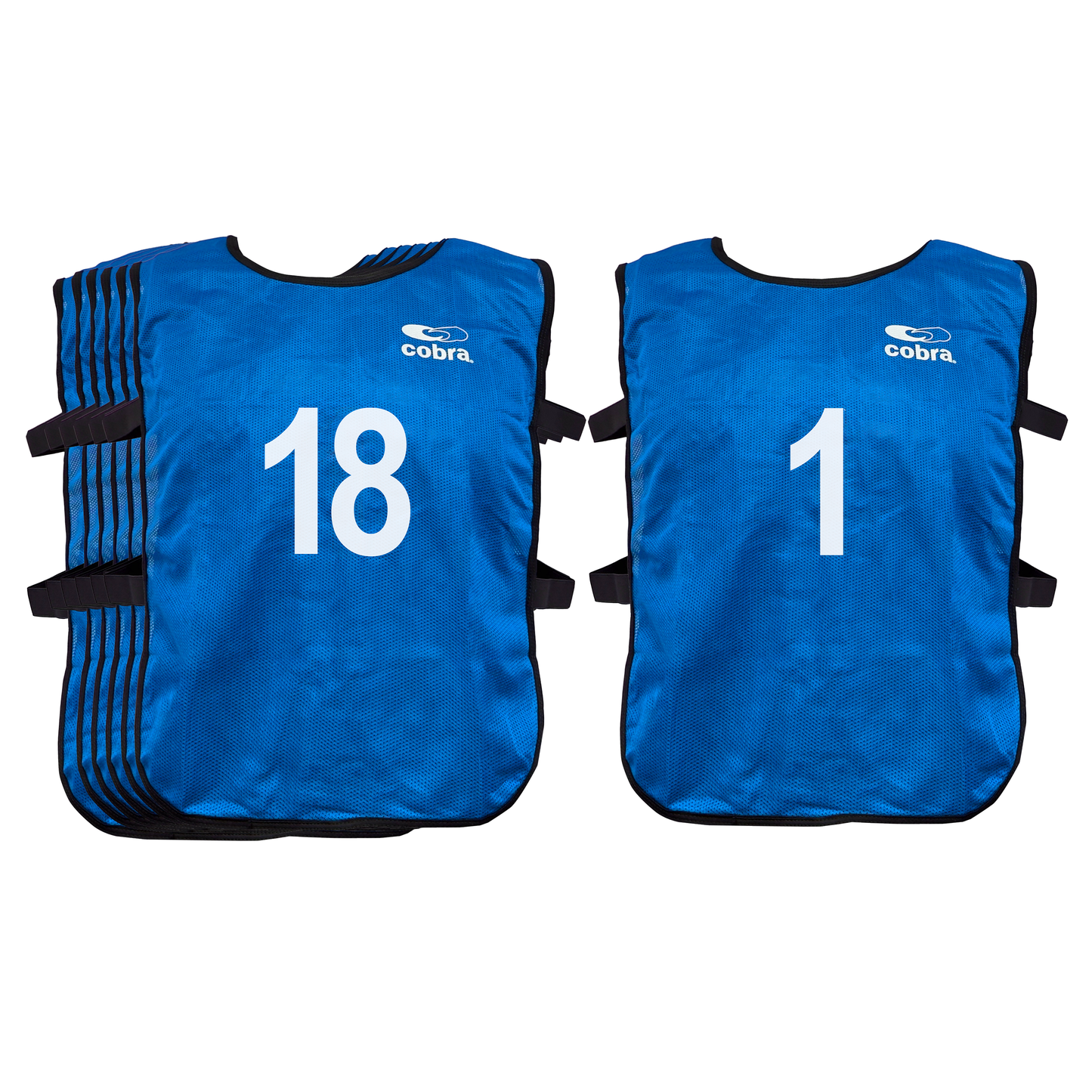 Football Bibs Set - Cobra Mesh (1-18) Junior/Senior CQ