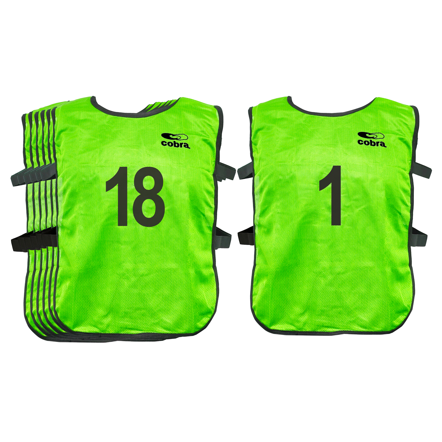 Football Bibs Set - Cobra Mesh (1-18) Junior/Senior CQ