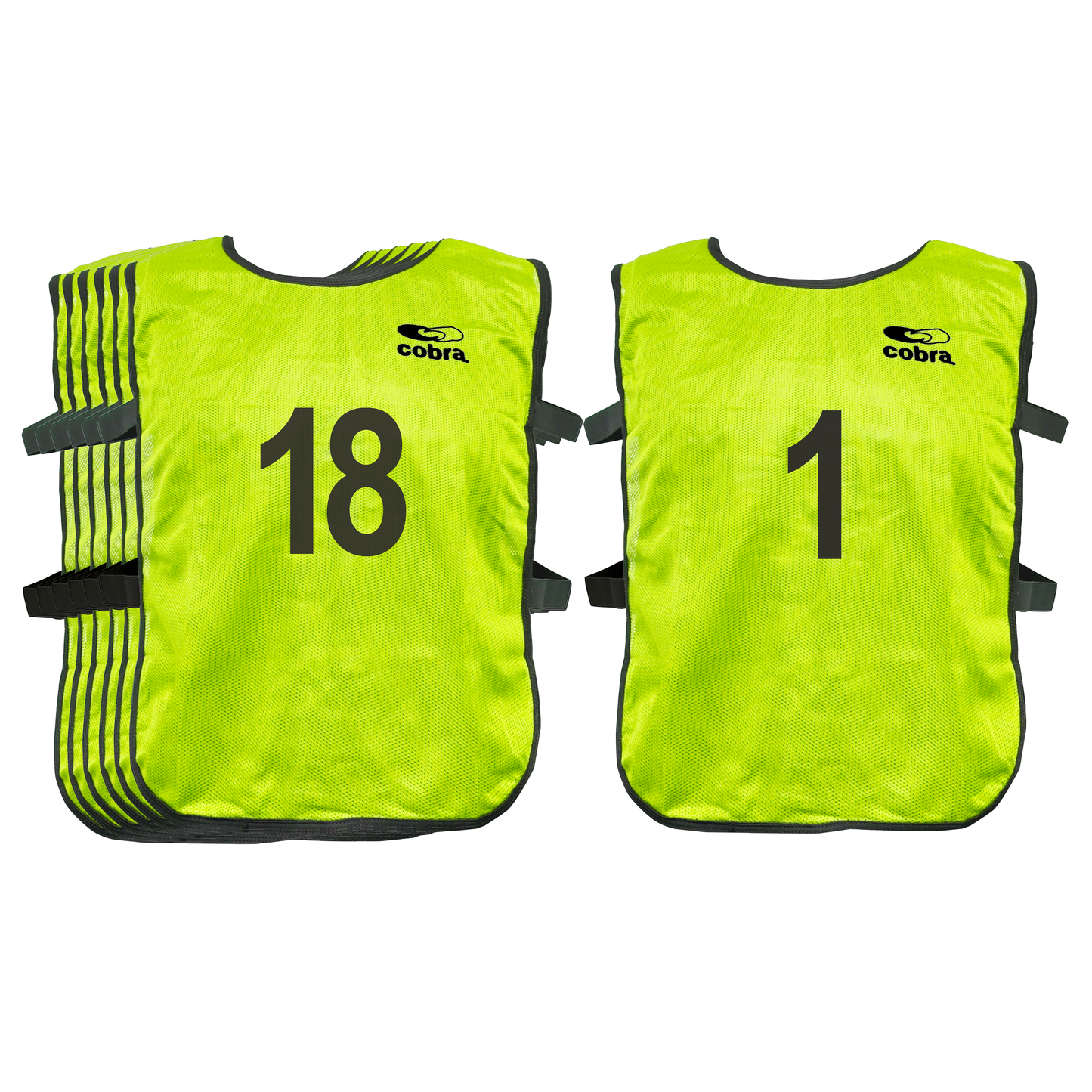 Football Bibs Set - Cobra Mesh (1-18) Junior/Senior CQ